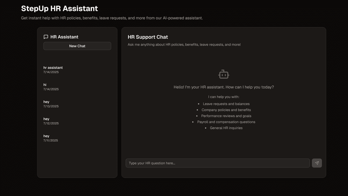 HR Virtual Assistant Integration